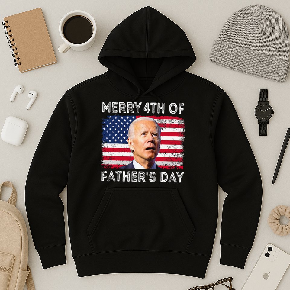 Merry 4th of July Father's Day 4th of July Hoodie