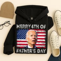 Merry 4th of July Father's Day 4th of July Hoodie