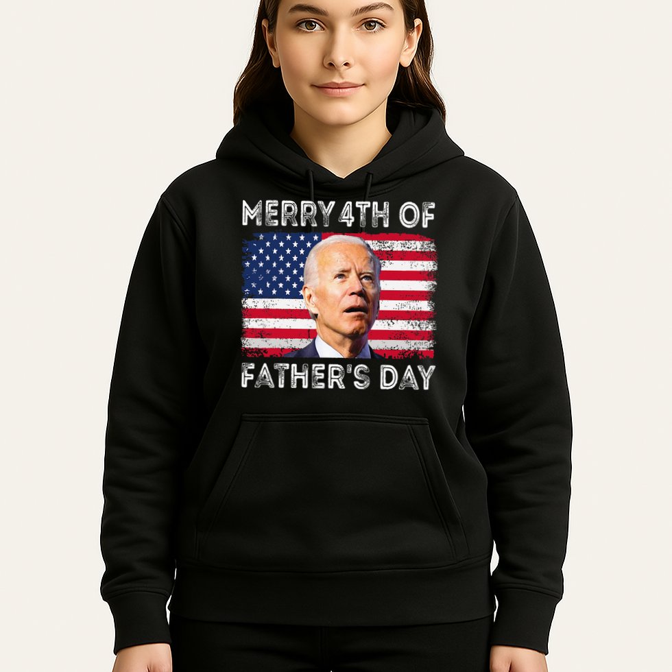 Merry 4th of July Father's Day 4th of July Hoodie