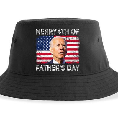 Merry 4th of July Father's Day 4th of July Sustainable Bucket Hat