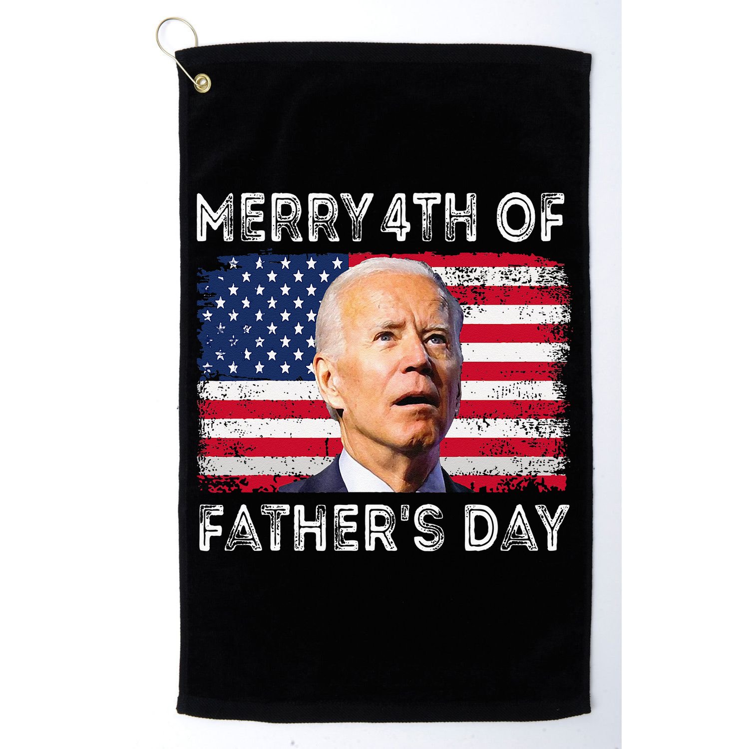 Merry 4th of July Father's Day 4th of July Golf Towel