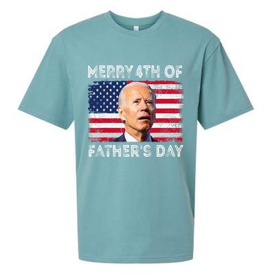 Merry 4th of July Father's Day 4th of July Sueded Cloud Jersey T-Shirt