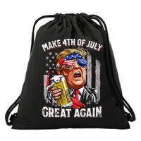 Make 4th Of July Great Again Drawstring Bag
