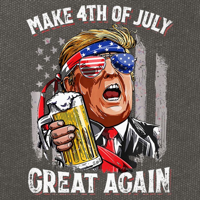 Make 4th Of July Great Again Cotton Canvas Backpack