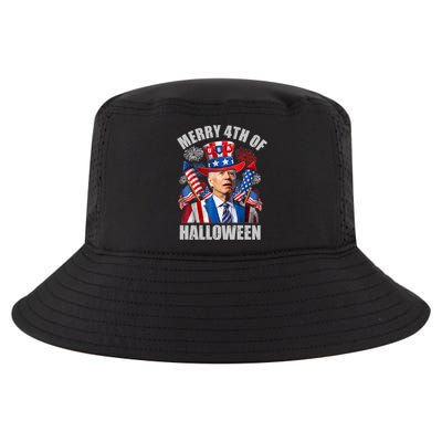Merry 4th Of Halloween Joe Biden Confused 4th Of July 2024 Gift Cool Comfort Performance Bucket Hat