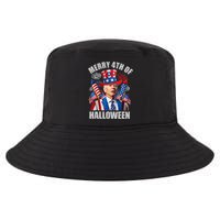 Merry 4th Of Halloween Joe Biden Confused 4th Of July 2024 Gift Cool Comfort Performance Bucket Hat