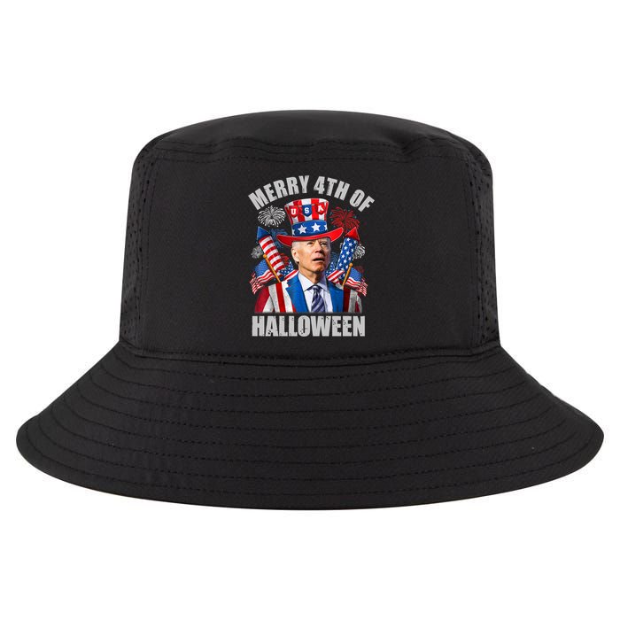 Merry 4th Of Halloween Joe Biden Confused 4th Of July 2024 Gift Cool Comfort Performance Bucket Hat