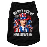 Merry 4th Of Halloween Joe Biden Confused 4th Of July 2024 Gift Doggie Tank