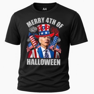 Merry 4th Of Halloween Joe Biden Confused 4th Of July 2024 Gift Performance Shirt