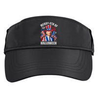 Merry 4th Of Halloween Joe Biden Confused 4th Of July 2024 Gift Adult Drive Performance Visor