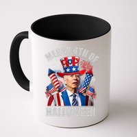 Merry 4th Of Halloween Joe Biden Confused 4th Of July 2024 Gift Mug