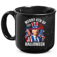 Merry 4th Of Halloween Joe Biden Confused 4th Of July 2024 Gift 15oz Campfire Ceramic Mug