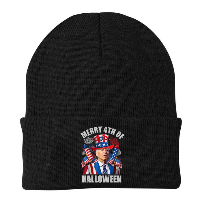Merry 4th Of Halloween Joe Biden Confused 4th Of July 2024 Gift Beanie