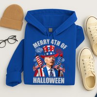 Merry 4th Of Halloween Joe Biden Confused 4th Of July 2024 Gift Hoodie
