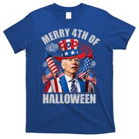 Merry 4th Of Halloween Joe Biden Confused 4th Of July 2024 Gift T-Shirt