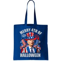Merry 4th Of Halloween Joe Biden Confused 4th Of July 2024 Gift Bag