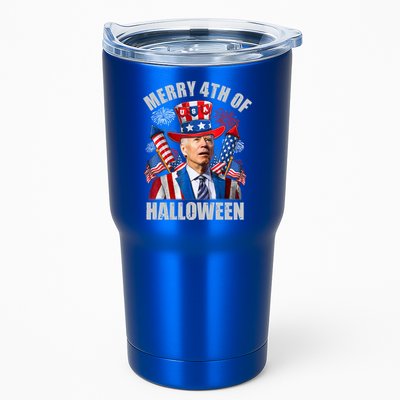 Merry 4th Of Halloween Joe Biden Confused 4th Of July 2024 Gift Tumbler
