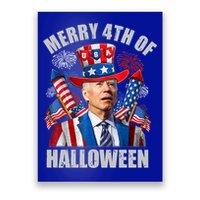 Merry 4th Of Halloween Joe Biden Confused 4th Of July 2024 Gift Poster