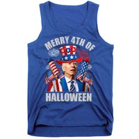 Merry 4th Of Halloween Joe Biden Confused 4th Of July 2024 Gift Tank Top