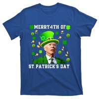 Merry 4th Of St Patricks Day Confused Funny Joe Biden Gift T-Shirt