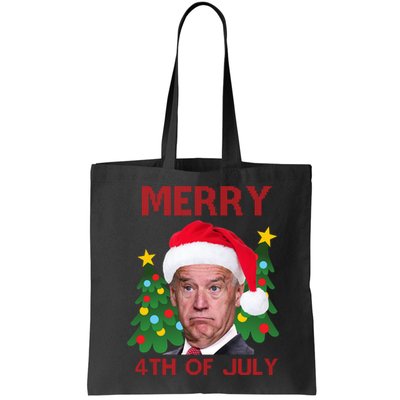 Merry 4th Of July Funny Joe Biden Ugly Christmas Bag