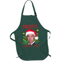 Merry 4th Of July Funny Joe Biden Ugly Christmas Apron