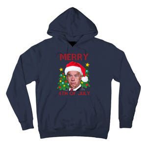 Merry 4th Of July Funny Joe Biden Ugly Christmas Tall Hoodie