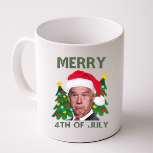 Merry 4th Of July Funny Joe Biden Ugly Christmas Coffee Mug