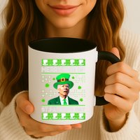 Merry 4th Of St Patricks Day Joe Biden Leprechaun Hat Clover Mug