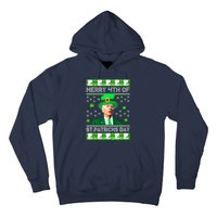 Merry 4th Of St Patricks Day Joe Biden Leprechaun Hat Clover Hoodie