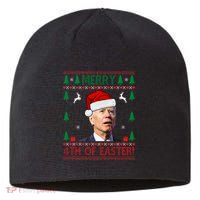 Merry 4th Of Easter Funny Joe Biden Ugly Christmas Sustainable Beanie