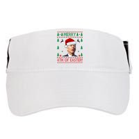 Merry 4th Of Easter Funny Joe Biden Ugly Christmas Adult Drive Performance Visor