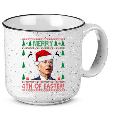 Merry 4th Of Easter Funny Joe Biden Ugly Christmas 15oz Campfire Ceramic Mug