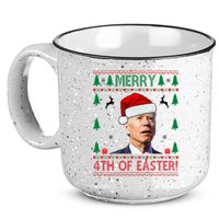 Merry 4th Of Easter Funny Joe Biden Ugly Christmas 15oz Campfire Ceramic Mug