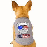 Merica 4th Of July Cool Bulldog Funny Doggie Tank