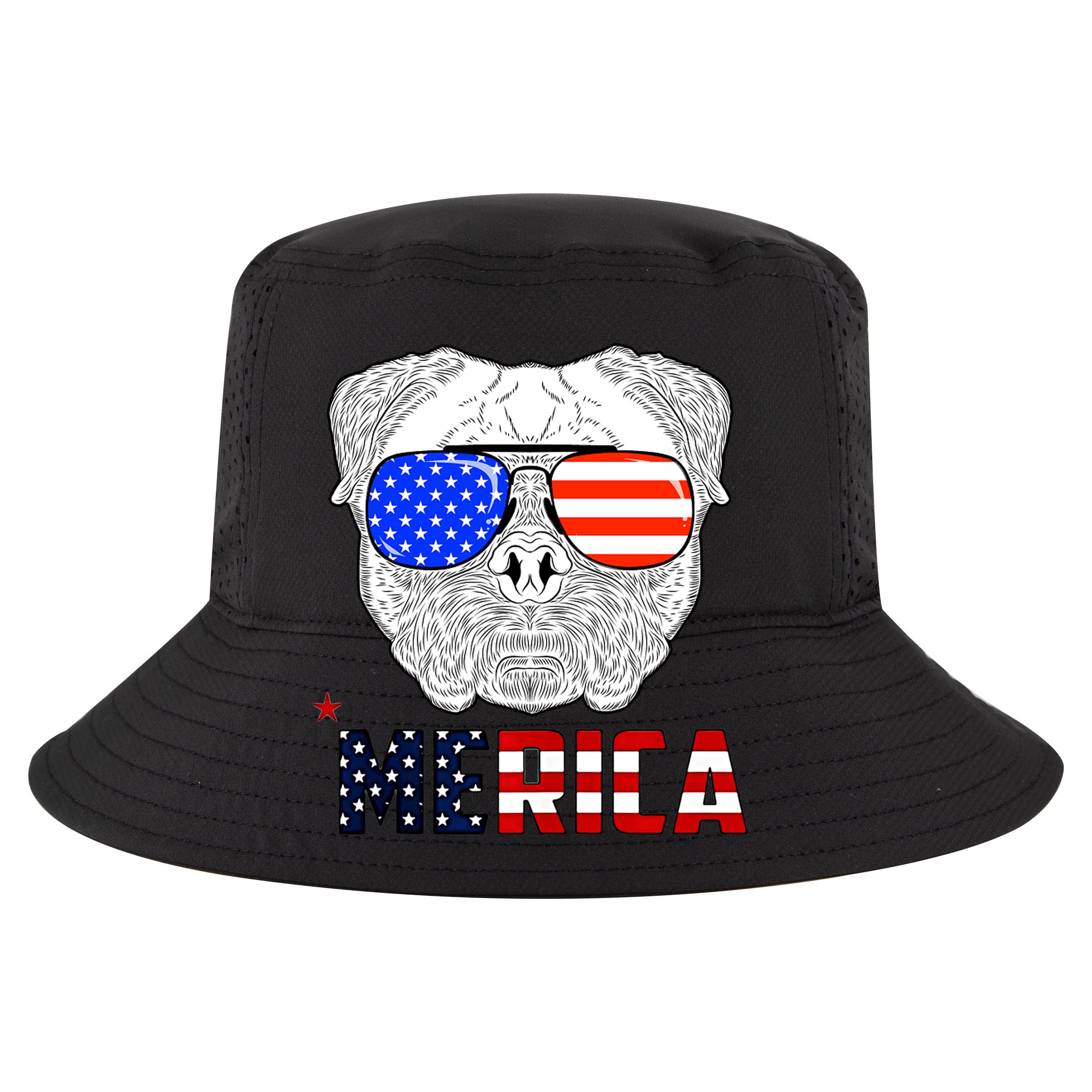 Merica 4th Of July Cool Bulldog Funny Womens Tank Top