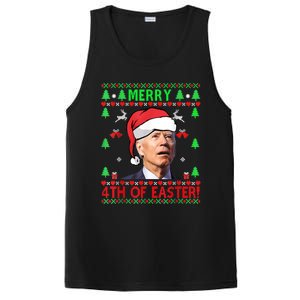 Merry 4th Of Easter Funny Joe Biden Christmas Ugly Sweater PosiCharge Competitor Tank