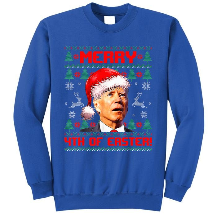 Merry 4th Of Easter Funny Joe Biden Christmas Ugly Sweater Sweatshirt