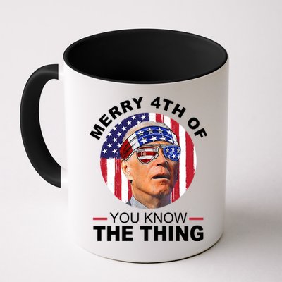 Merry 4th Of You Know The Thing Confused Biden 4th Of July Mug