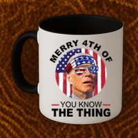 Merry 4th Of You Know The Thing Confused Biden 4th Of July Mug