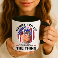 Merry 4th Of You Know The Thing Confused Biden 4th Of July Mug