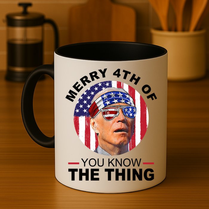 Merry 4th Of You Know The Thing Confused Biden 4th Of July Mug