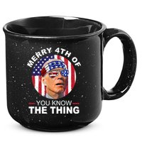 Merry 4th Of You Know The Thing Confused Biden 4th Of July 15oz Campfire Ceramic Mug