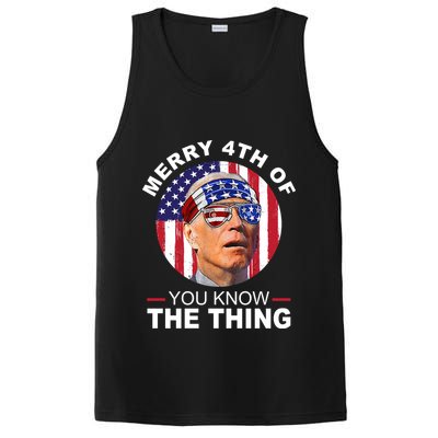 Merry 4th Of You Know The Thing Confused Biden 4th Of July PosiCharge Competitor Tank