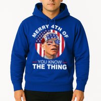 Merry 4th Of You Know The Thing Confused Biden 4th Of July Hoodie