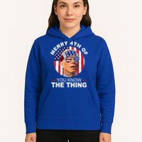 Merry 4th Of You Know The Thing Confused Biden 4th Of July Hoodie