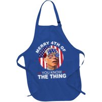 Merry 4th Of You Know The Thing Confused Biden 4th Of July Apron