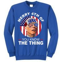 Merry 4th Of You Know The Thing Confused Biden 4th Of July Sweatshirt