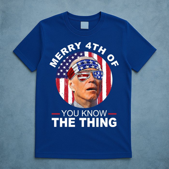 Merry 4th Of You Know The Thing Confused Biden 4th Of July T-Shirt
