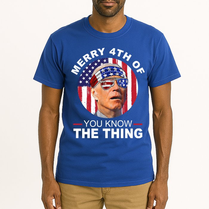 Merry 4th Of You Know The Thing Confused Biden 4th Of July Tall T-Shirt